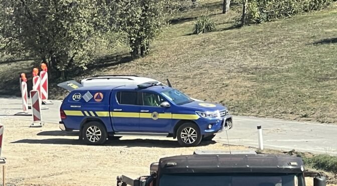 Najdeno eksplozivno sredstvo.