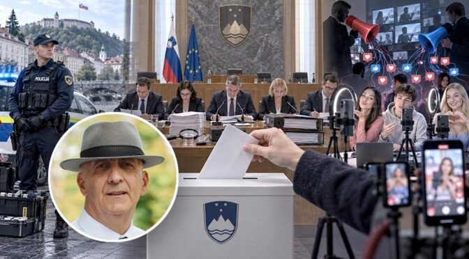 Politicna policija referendum preiskovalna komisija influencerji komentar anton olaj foto ilustracija umetna inteligenca