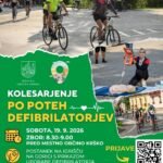 S kolesom po poteh defibrilatorja