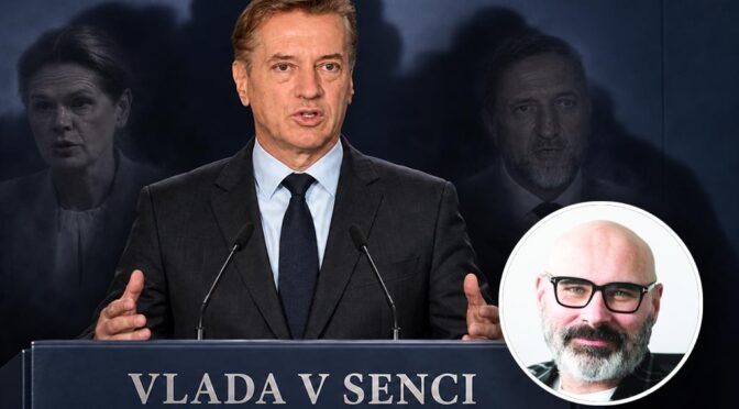 Vlada v senci golob bratusek bostjancic komentar miran videtic foto ilustracija umetna inteligenca 1