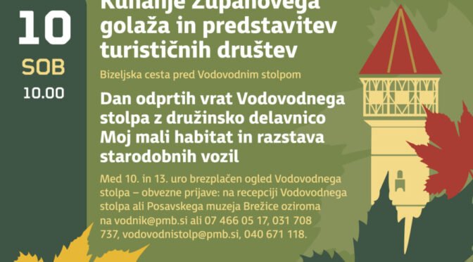 Kuhanje zupanovega golaza s predstavitvijo turisticnih drustev dan odprtih vrat vodovodnega stolpa in delavnica ter razstava starodobnih vozil