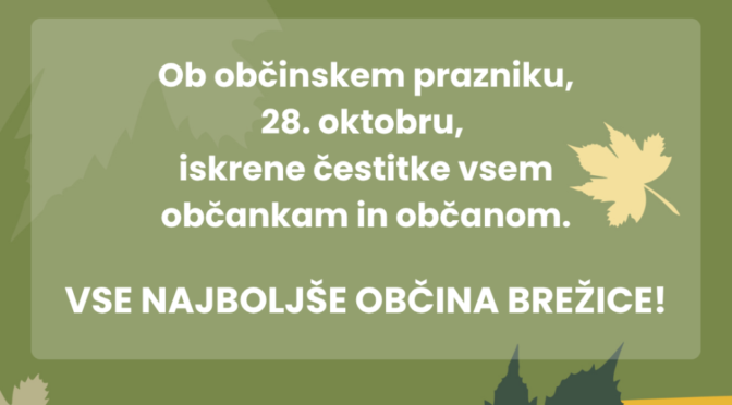 Ob ob inskem prazniku 28 oktobru iskrene estitke vsem ob ankam in ob anom