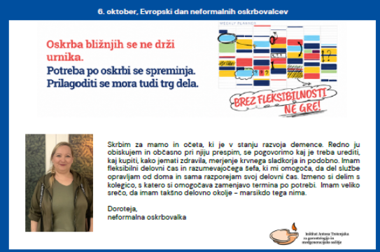 Oskrba izjava