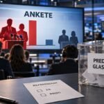 Predcasno glasovanje referendumi ankete levicarji mediji foto ilustracija umetna inteligenca