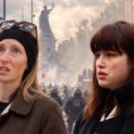Protesti francija nika kovac foto montaza sta xinhua fa bobo omrezje x