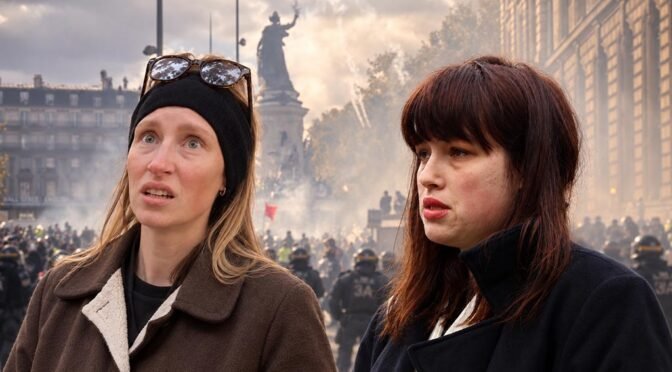 Protesti francija nika kovac foto montaza sta xinhua fa bobo omrezje x
